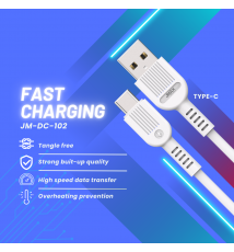 Jmax Type C  Cable | 1m long USB Cable | Type A  To Type C | 3.1A Fast Charging
