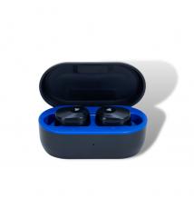Jmax GYM Series-Blue-Music Express Wireless Earbuds with 20H Playtime |  300mAh Case Battery