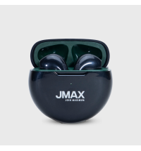 Jmax Yoga Series Black True Wireless Earbuds  | 22H Playtime | Stable Bluetooth Connection