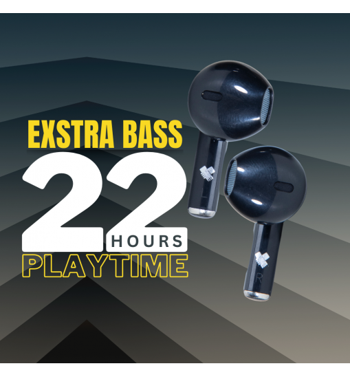 Jmax Yoga Series Black True Wireless Earbuds | 22H Playtime | Stable Bluetooth Connection Jmax Yoga Series Black True Wireless Earbuds | 22H Playtime | Stable Bluetooth Connection