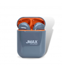 Jmax Run Series Grey Ture Bass Wireless Bluetooth Earbuds with16 Hour Long Playtime 