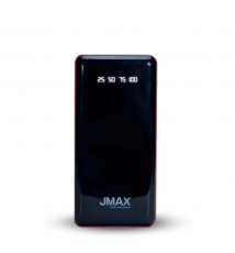 120  SARV Jmax Black10000mAh Power Bank Li Polymer 4 in 1 Fast Charging | Inbuilt 4 Output Cable 