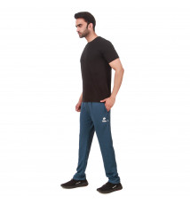 Fabstieve Men's Stretchable Grandair Printed Lowers, Blue Colour, Size XL (VK-51)