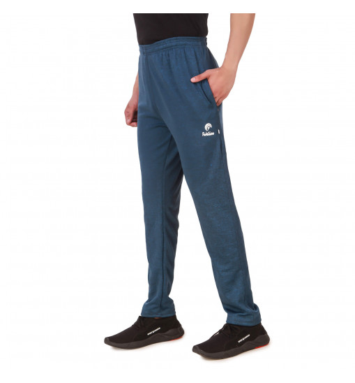 Fabstieve Men's Stretchable Grandair Printed Lowers, Blue Colour, Size XL (VK-51)