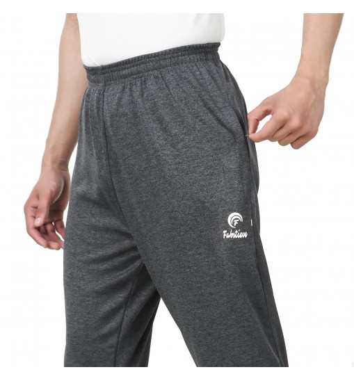 Fabstieve Men's Stretchable Grandair Printed Lowers GREY Size XL (VK-51)