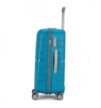 VIP Scratchless 55cm cabin suitcase - four wheel - Sky Blue