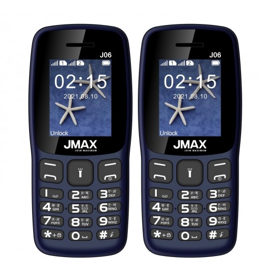 Jmax J06 Combo of Two Mobile  Dark Blue & Dark Blue