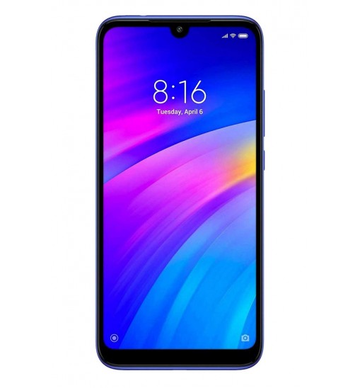 Redmi 7 || Comet Blue || 2GB RAM, 32GB Storage || 12+2 MP + 8 MP Camera || Face unlock