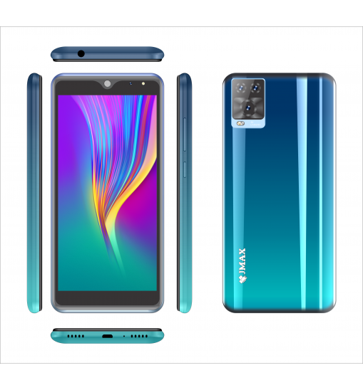 Jmax V20 Sapphire |3 GB RAM | 16GB Storage | 4G VoLTE | Android 8.1 | Sapphire Blue