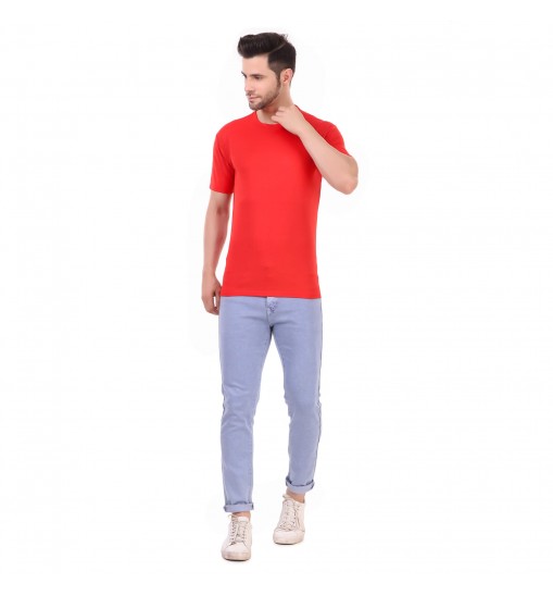 Fabstieve Men's Cotton Plain T-Shirts, ( VK-216) Fabstieve Men's Cotton Plain T-Shirts, ( VK-216)